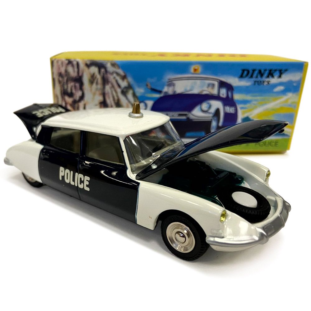 Citroen DS 19 Police 1959, black / white - 576564
