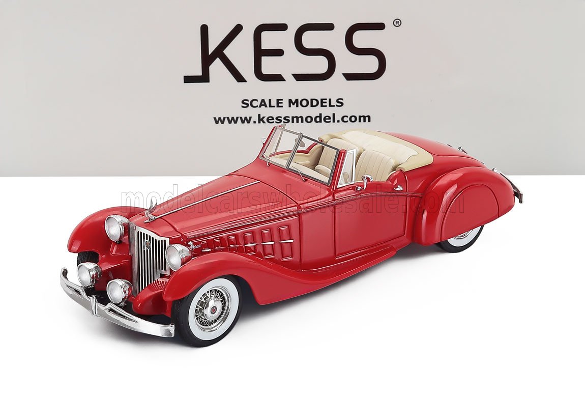 1:43 PACKARD BAYLIFF 1107 Roadster Open (1949), red - KE43062010