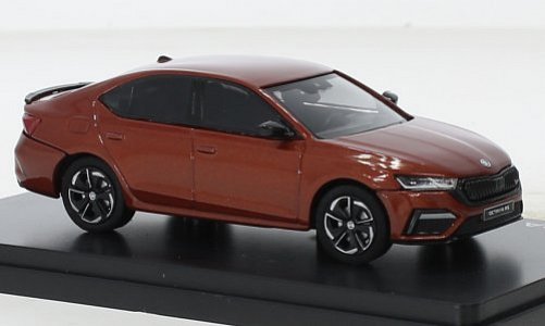 1:43 SKODA Octavia IV RS (2020) dark orange metallic - 037JG