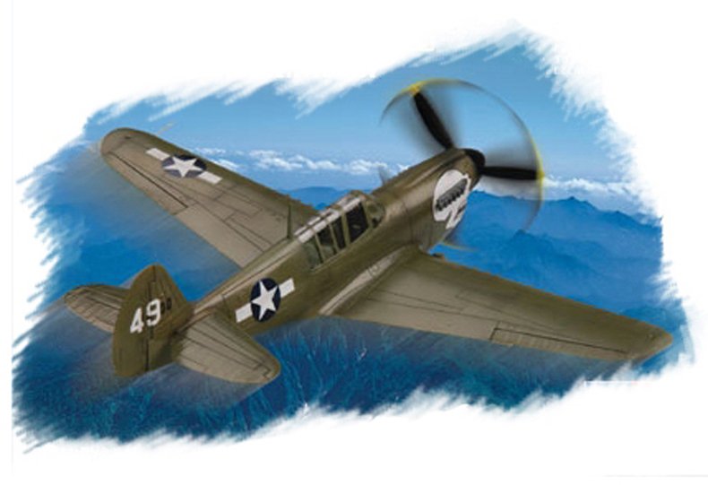 1:72 Сборная модель Самолет P-40N 'Warhawk' - 80252