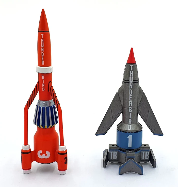 1:36 G.ANDERSON Thunderbirds - Thunderbird 1 - Thunderbird 3, Red Silver - 00902
