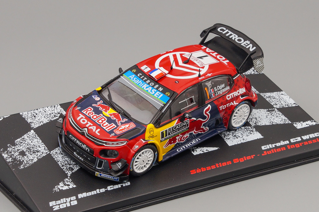 1:43 CITROEN C3 WRC - S.Ogier - J.Ingrassa 2019 из серии RALLY CARS - RALLYC006