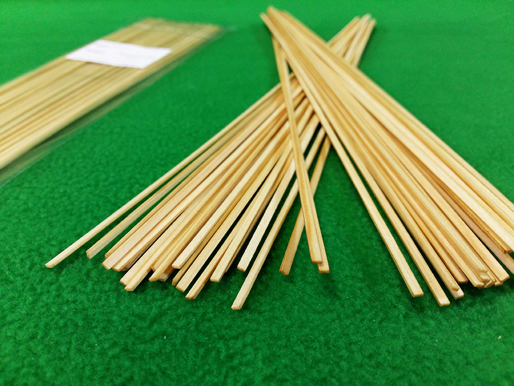 Рейки 1х2,5 мм, длина 300 мм, 50 шт, сосна - 5127