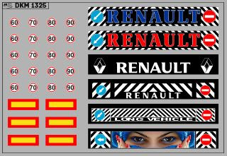 1:43 Декаль Брызговик для гузовиков и прицепов вариант 16 - DKM1325