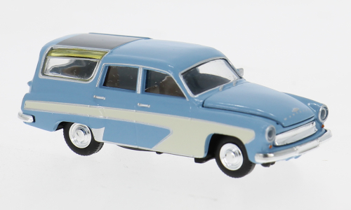 1:87 Wartburg 311 Camping 1959, hellblau/weiss - BRE27125
