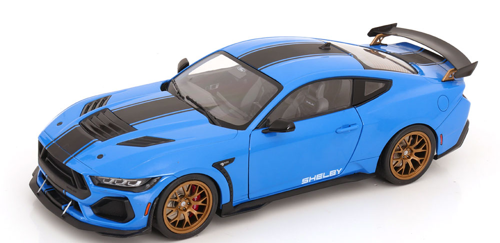 1:18 FORD Shelby Mustang Super Snake (2024), blue metallic / black - S1813802