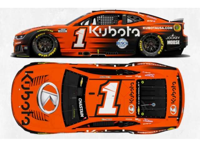 1:64 Chevrolet #1 Ross Chastain *Kubota*, orange 2026 - CX12661KUBRZ