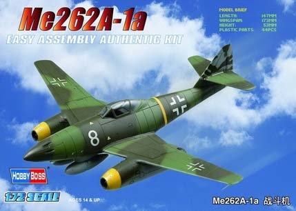 1:72 Сборная модель Самолет Me262A-1a - 80249