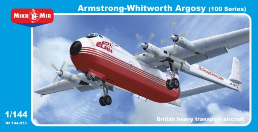 1:144 Сборная модель Самолёт Armstrong-Whitworth Argosy (100 series) - 144-013