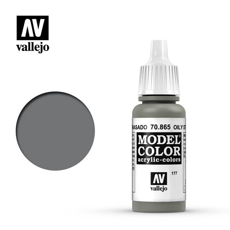Краска акриловая `Model Color Замасленная сталь/Oily steel - 70865