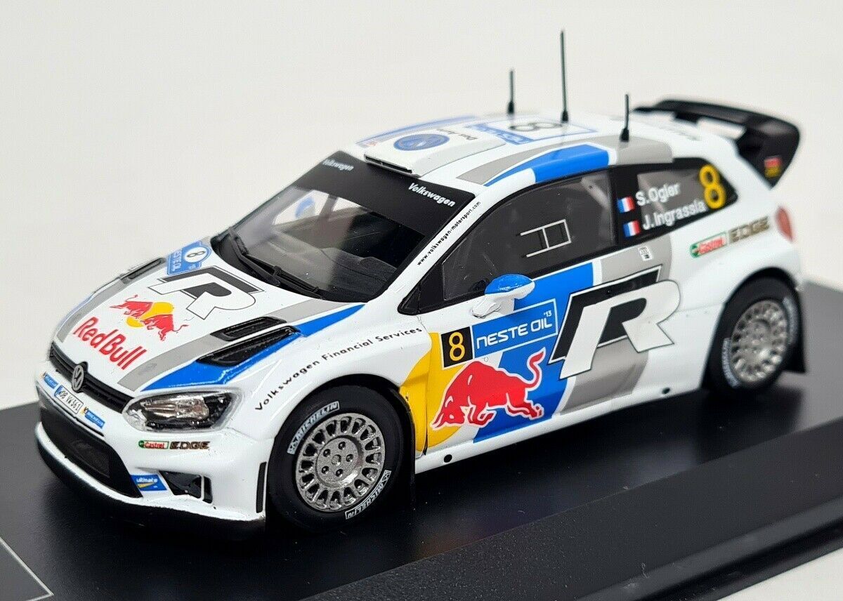 1:43 Volkswagen Polo R WRC #8 Ралли Финляндии Sebastien Ogier/Julien Ingrassia 2013 - WP1402L11C01
