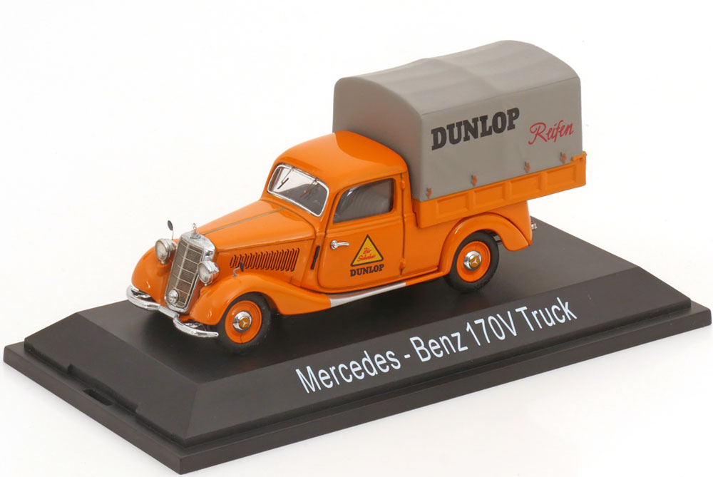 1:43 MERCEDES-BENZ 170V Plane Dunlop tyres, orange grey - 02265