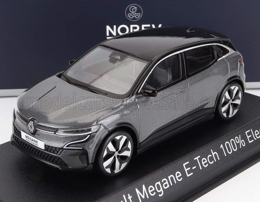 1:43 RENAULT Megane E-tech 100% Electric (2022), Grey Black - 517920