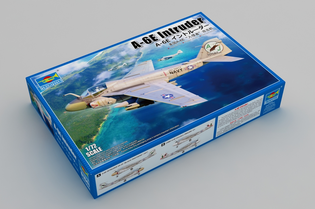 1:72 Сборная модель Американский штурмовик A-6E Intruder - 01641