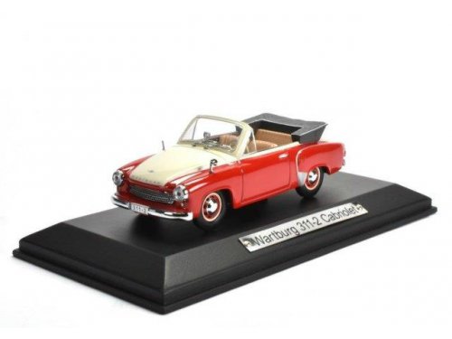 1:43 WARTBURG 311-2 Cabriolet 1958 Red/White - 7129111