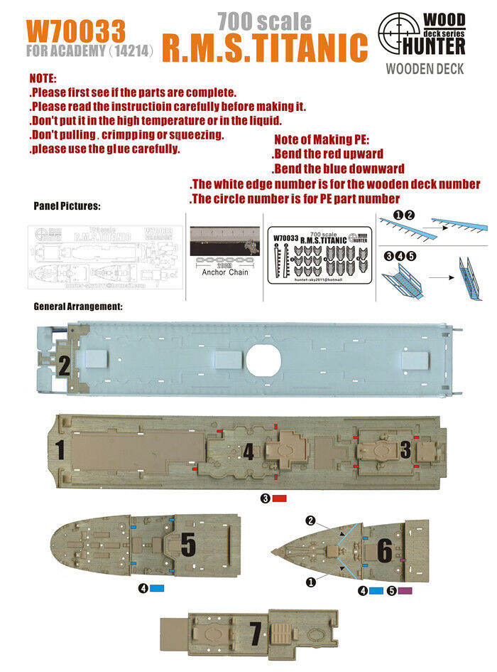 1:700 R.M.S TITANIC (Academy 14214) - W70033