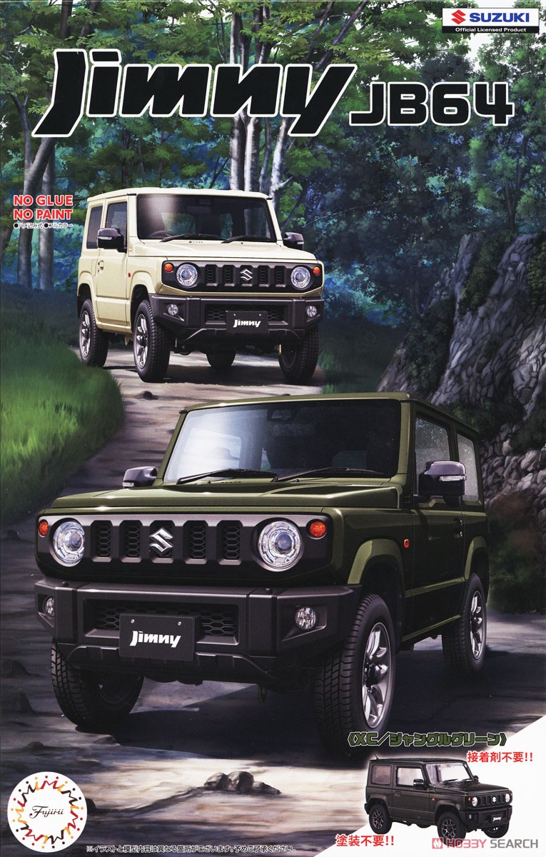 1:24 Сборная модель Suzuki Jimny JB64 (XC / Jungle Green) - 06635