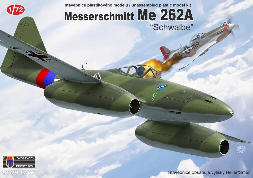 1:72 Сборная модель Messerschmitt Me 262A 'Schwalbe' - CLK0016