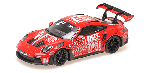 1:43 PORSCHE 911 (992) GT3RS (2024) Getspeed Race Taxi, красный - 410062114