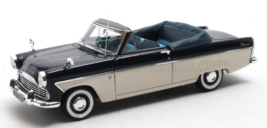 1:43 FORD Zodiac MKII 206E Cabriolet Open (1958), blue/white - MX40603-163