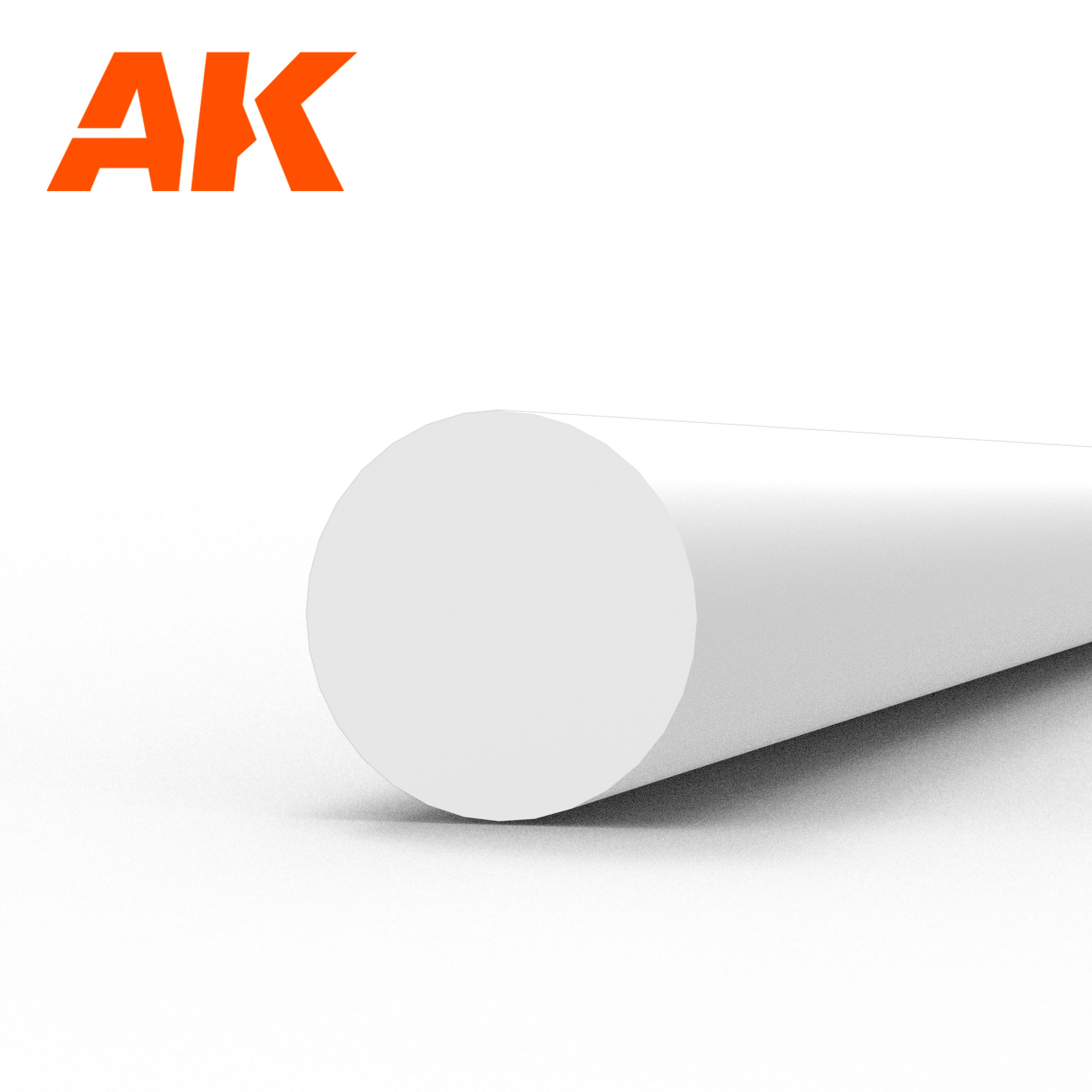 Rod 3.00 diameter x 350mm - STYRENE STRIP - AK6541