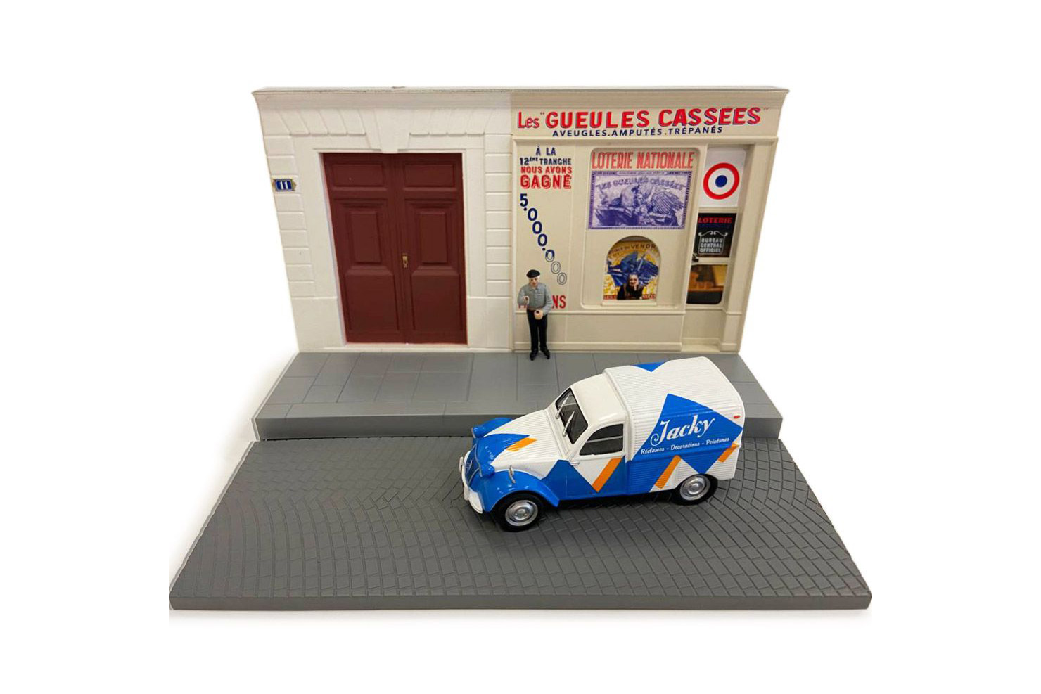 1:43 Citroen 2CV, Автодиорама - 576650
