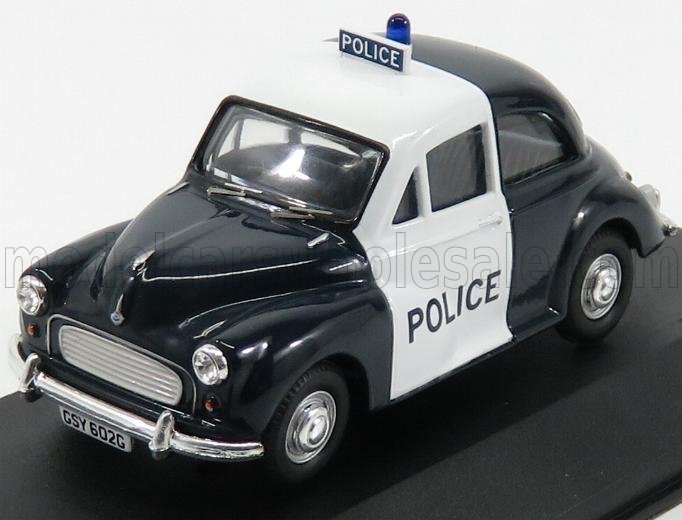 1:43 MORRIS Minor 1000 Police (1963), Dark Blue White - VA05809