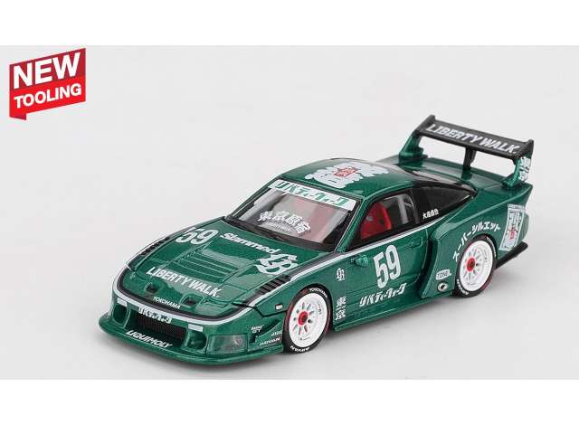 1:64 NISSAN 180 SX LB-SUPER Silhouette TAS, green 2026 - MGT01163R