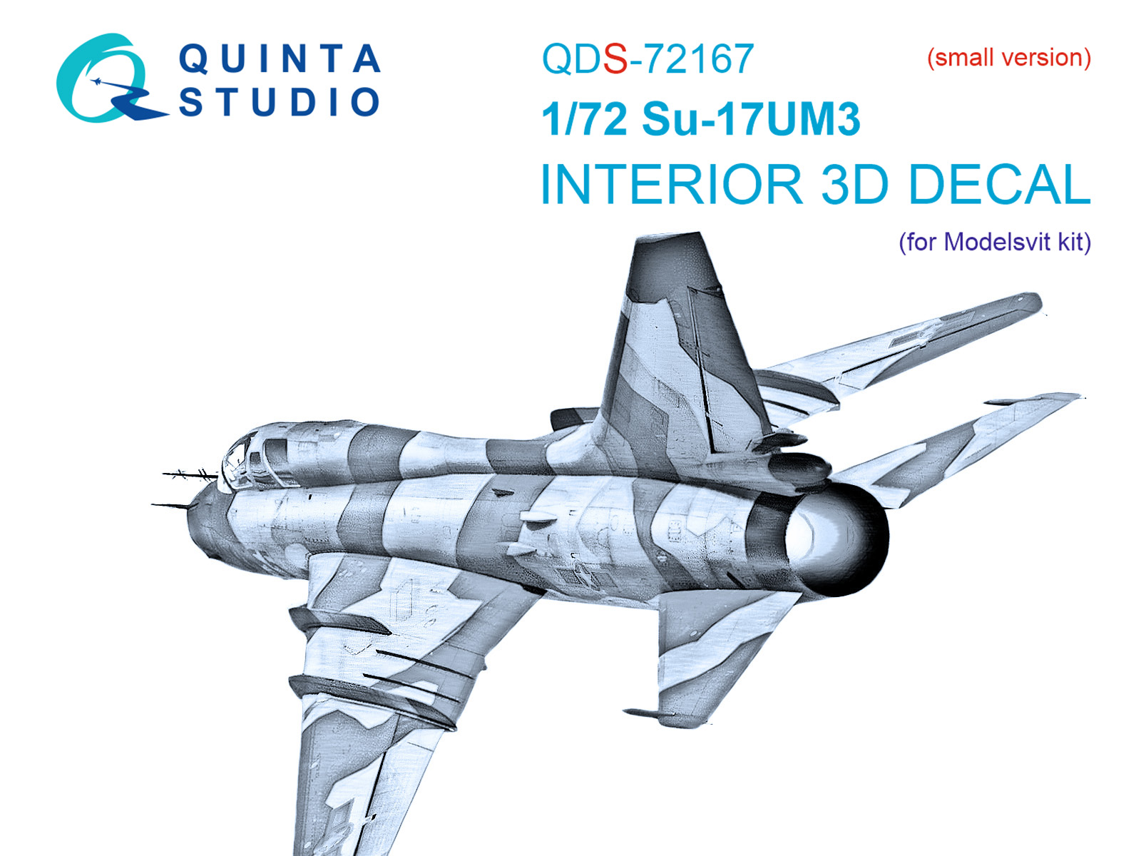 1:72 Декаль интерьера кабины Су-17УМЗ (Modelsvit) (малая версия) - QDS-72167
