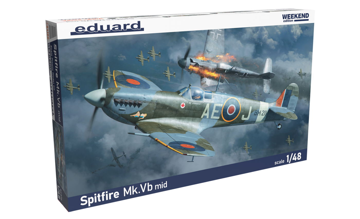 1:48 Сборная модель Spitfire Mk.Vb mid - 84186