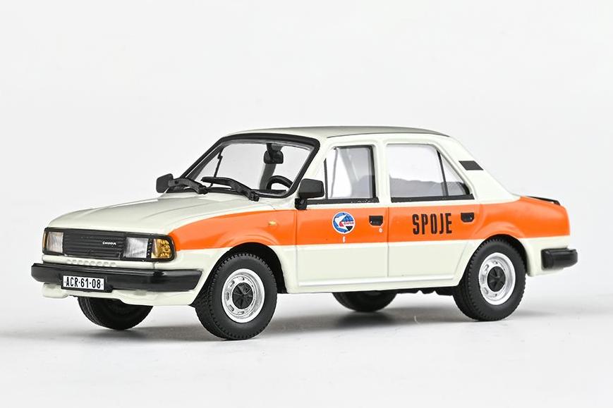 1:43 SKODA 120L Spoje (1984), white/orange - 702F02
