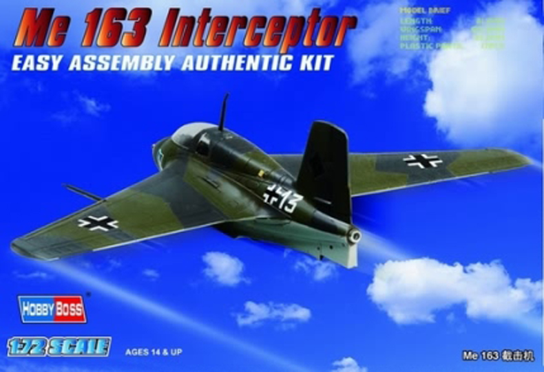 1:72 Сборная модель Самолет Germany Me163 Fighter - 80238