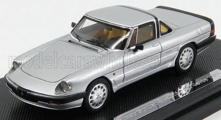 1:43 ALFA ROMEO Spider Quadrifoglio Verde Hard-top (1986) - 3ª Serie Aereodinamica, Silver - MR43103C.GM