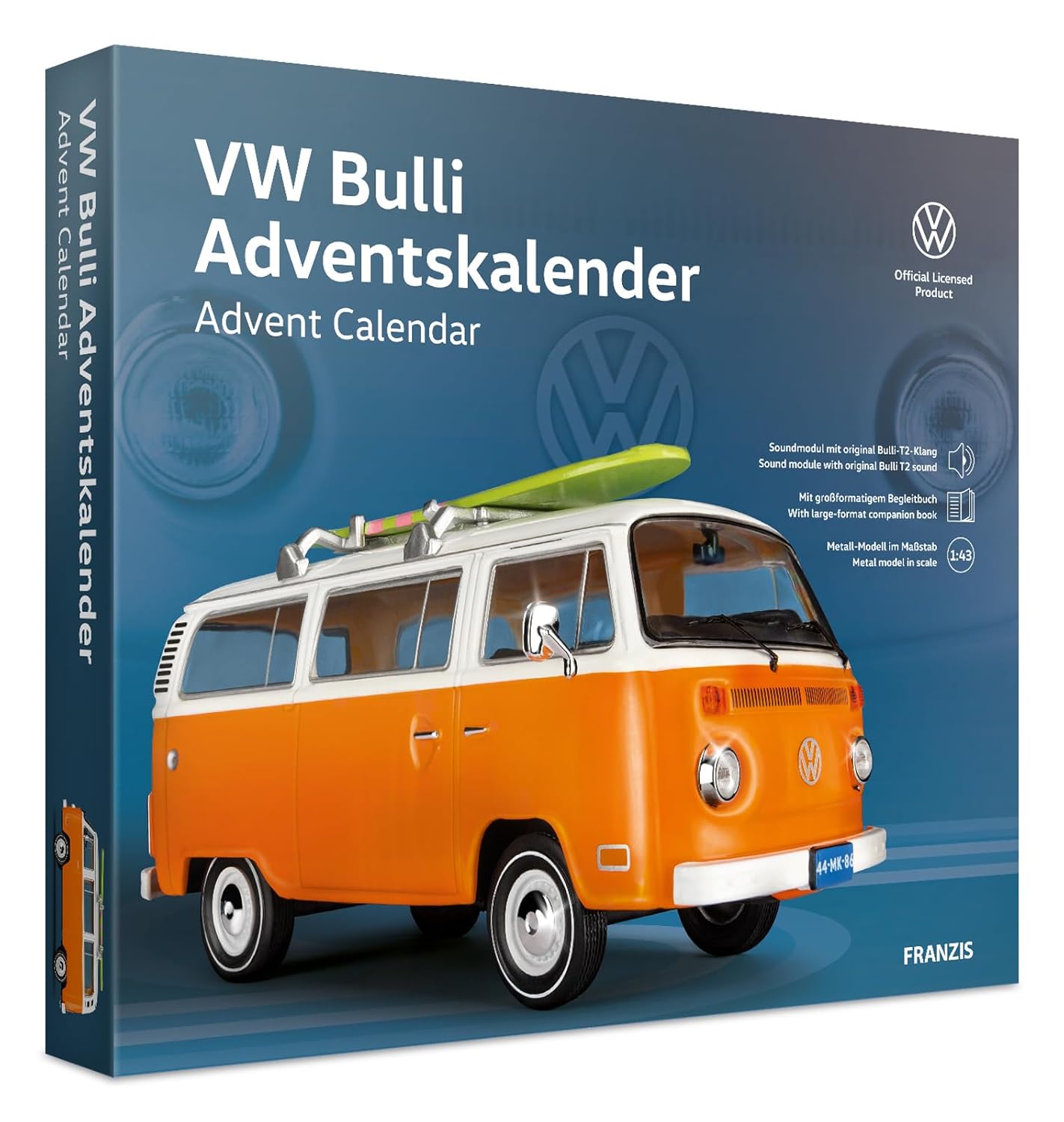 1:43 Сборная модель VOLKSWAGEN Bulli (1967), orange - 67223