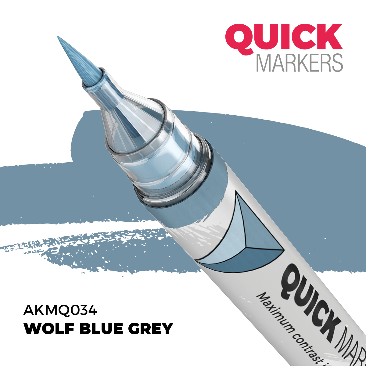 Маркер QUICK MARKER - Сине-серый / Wolf Blue Grey - AKMQ034