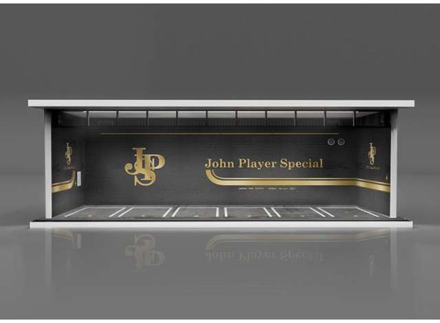 1:64 Parking Garage *JPS with light*, black/gold - MO914016