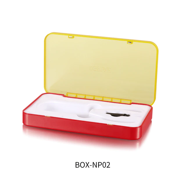 Футляр для хранения кусачек красно-жёлтый - BOX-NP02