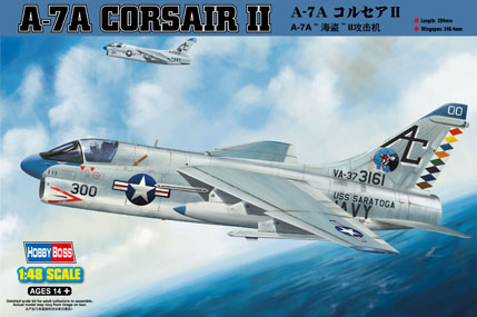 1:48 Сборная модель Самолет A-7A Сorsair II - 80342