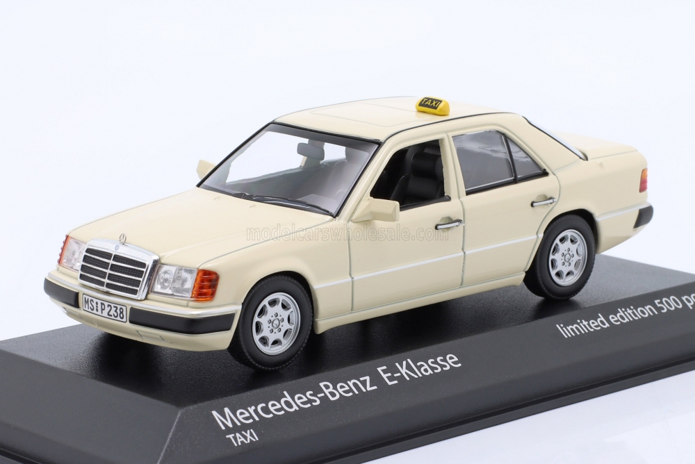 1:43 MERCEDES-BENZ E-class 230e Taxi (1990), Cream - 943037003
