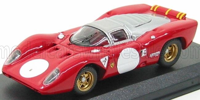 1:43 FERRARI 312p Coupe N 0 Monza Prova 1969, Red Silver - 9370-X1