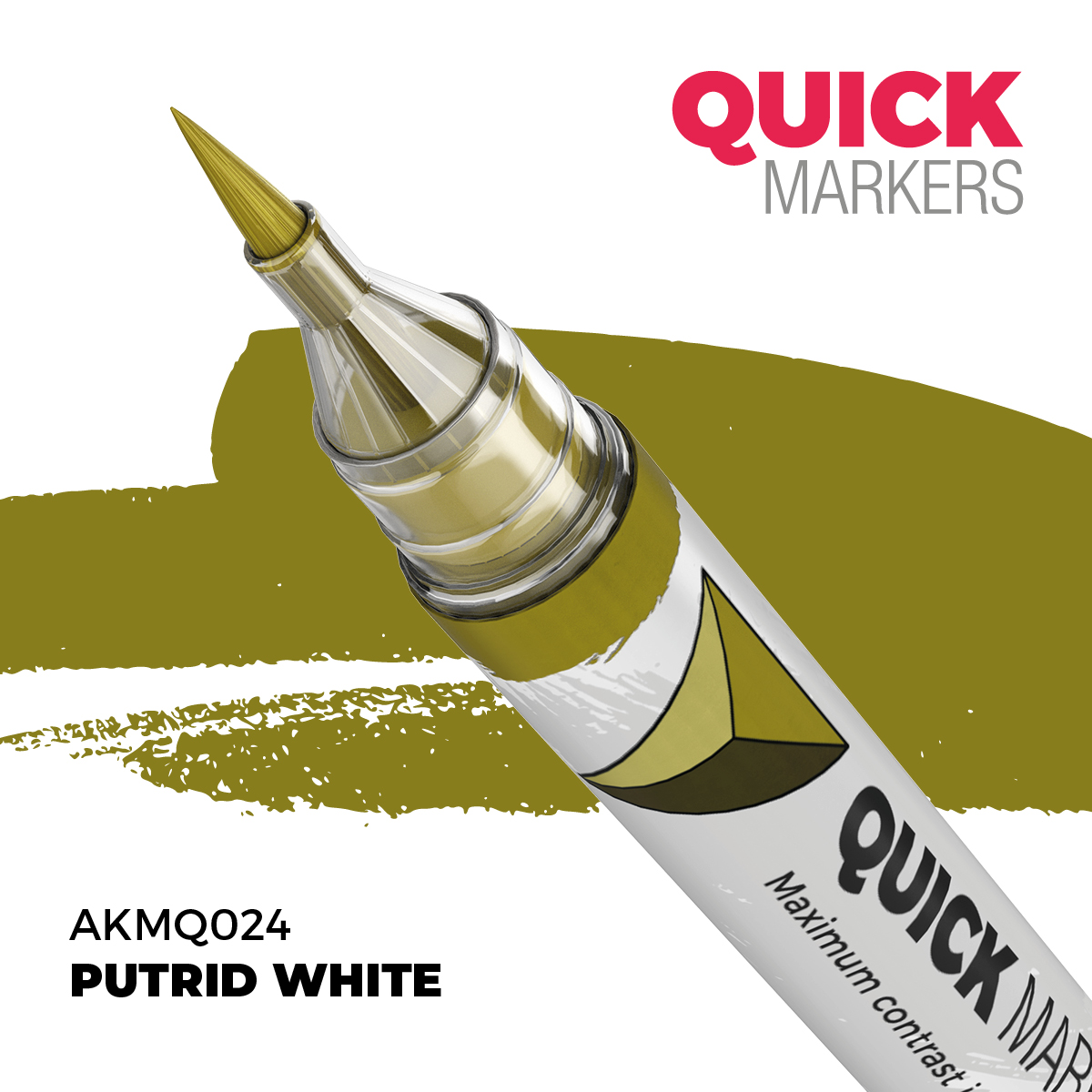 Маркер QUICK MARKER - Гнилостно-белый / Putrid White - AKMQ024
