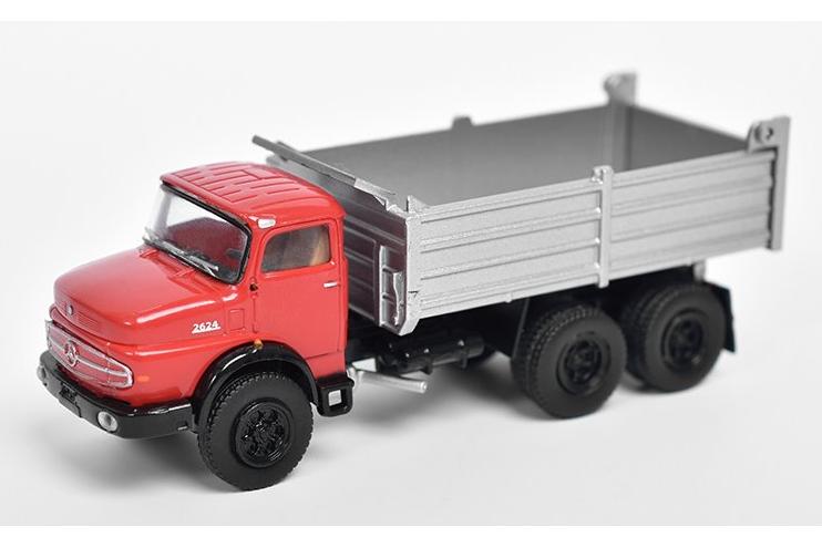 1:87 MERCEDES-BENZ LAK 2624 (1970), red / grey - 81153