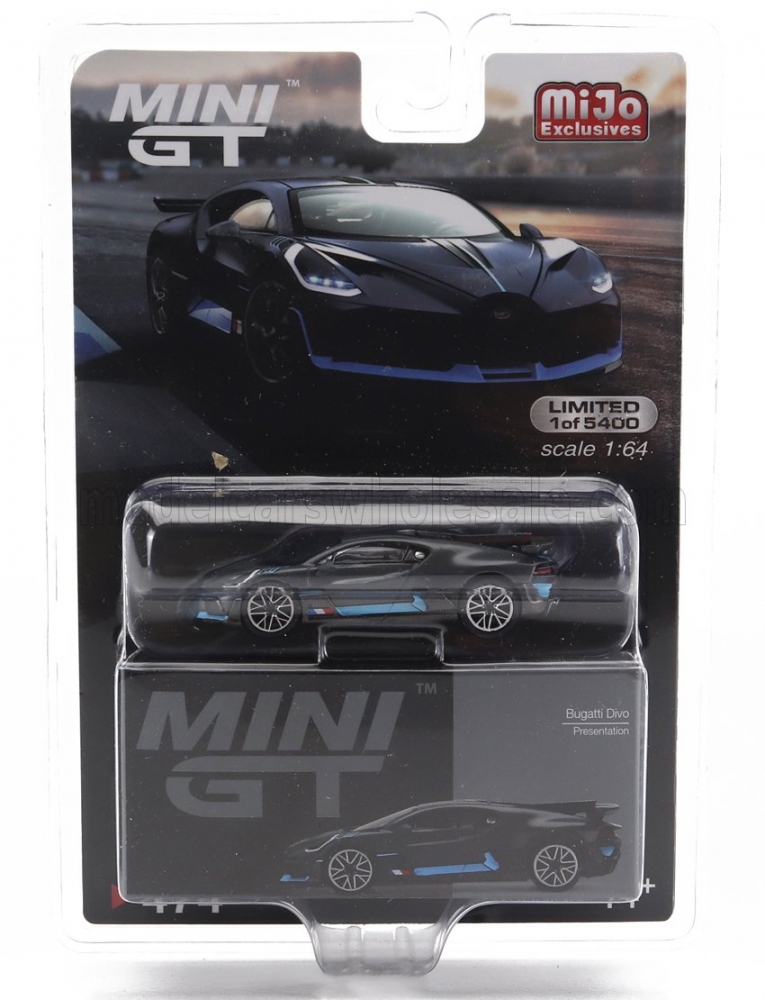 1:64 BUGATTI Divo The Quail Configuration (2018), Dark Grey Blue - MGT00474-MJ