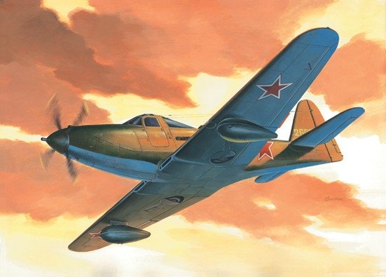 1:72 Сборная модель Истребитель P-63A Кингкобра - 72140