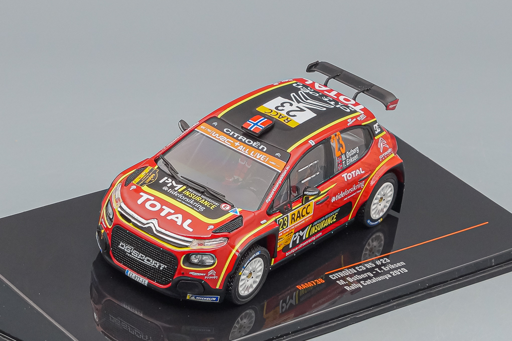 1:43 CITROEN C3 R5 #23 Ostberg/Eriksen Rally Catalunya 2019 - RAM738-X1