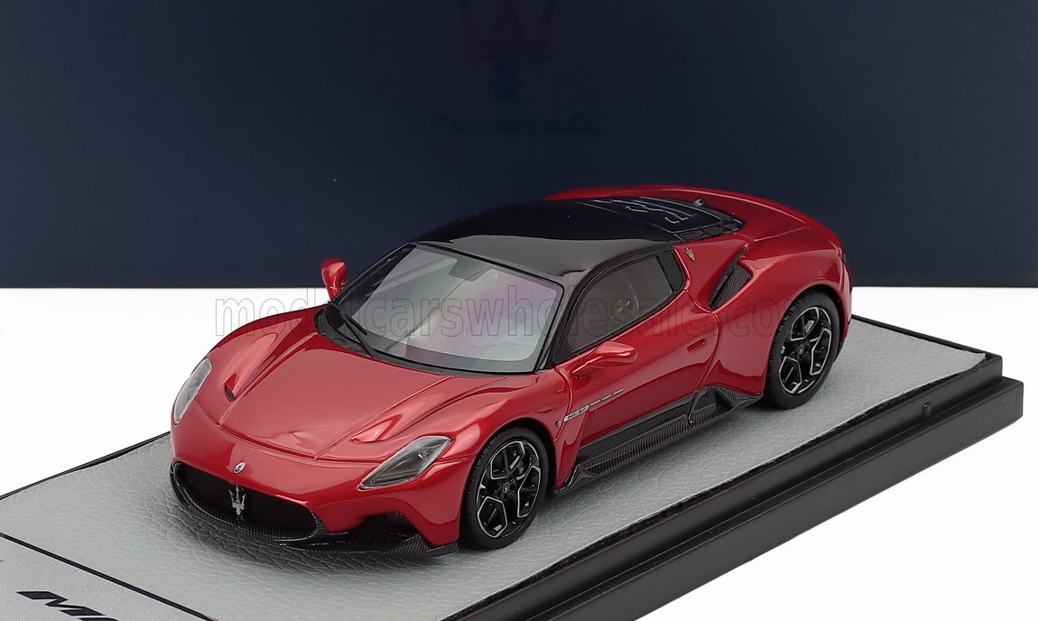 1:43 MASERATI Mc20 Gloss Black Roof (2020), Rosso Vincente - Red Met Black - BBRC251CMAS