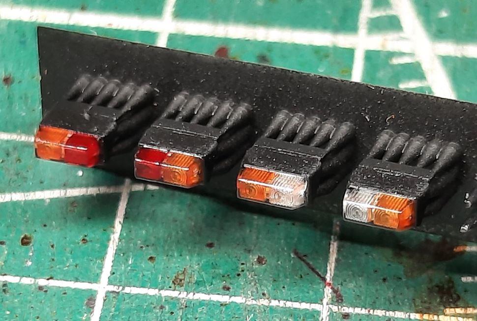 1:43 Фонари ПФ-204 ФП-209 4шт./4шт. ПОЗДНИЕ - CT-LT059YR