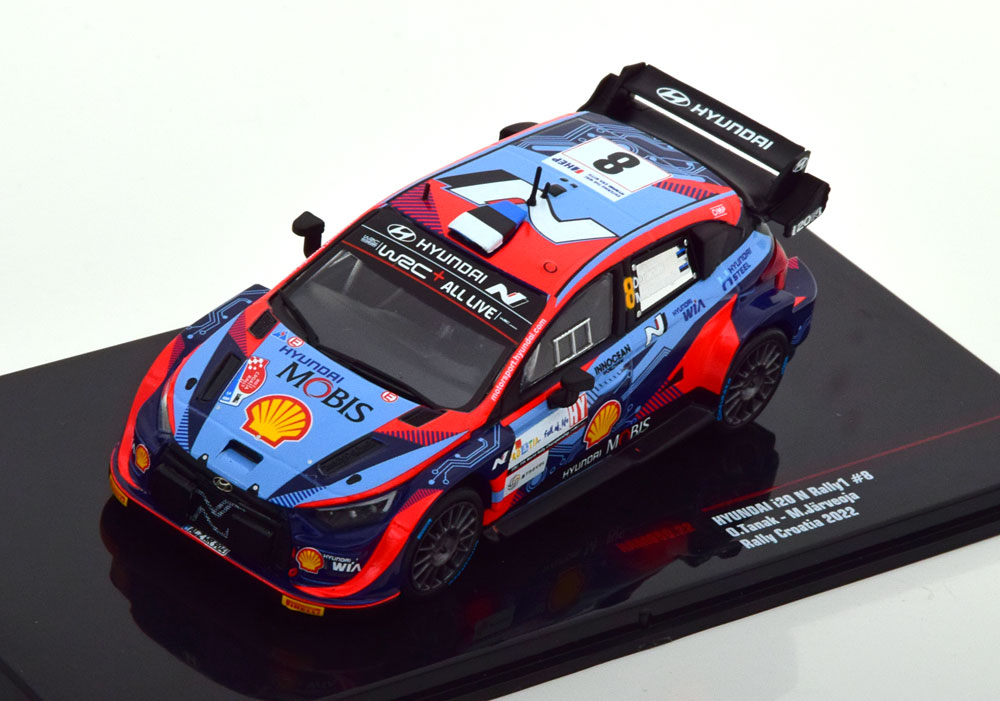 1:43 HYUNDAI i20 N Rally1 №8  Rally Croatia, Tanak/Järveoja (2022) - RAM850