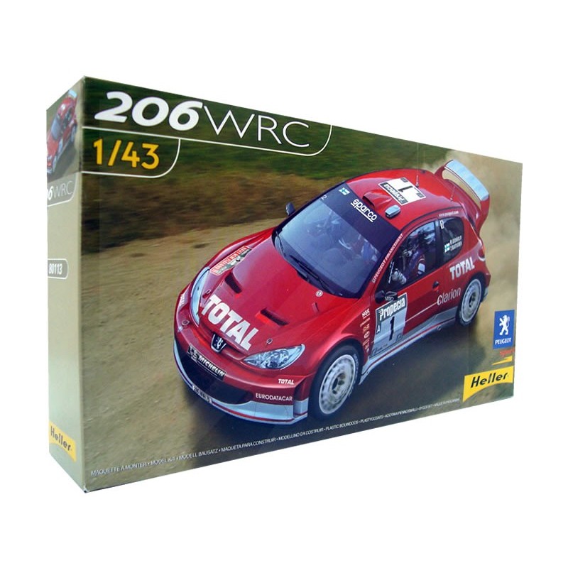 1:43 Сборная модель PEUGEOT 206 WRC Kit - 80113