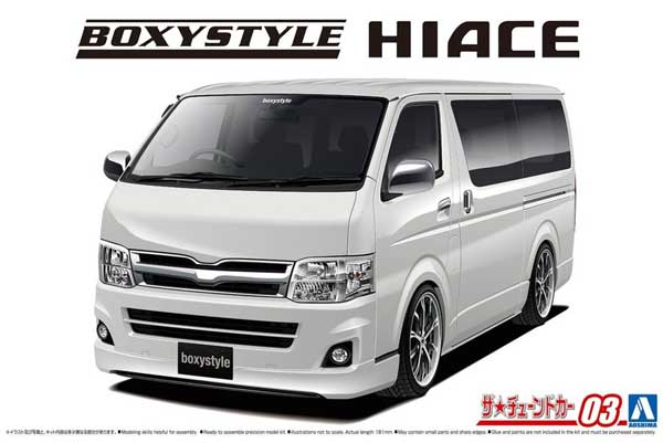 1:24 Сборная модель Toyota HiAce BoxStyle TRH200V Super GL 10 - 05895